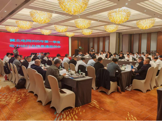 建投電科承辦冀北電網(wǎng)2025年第一季度電力運行及信息通報例會
